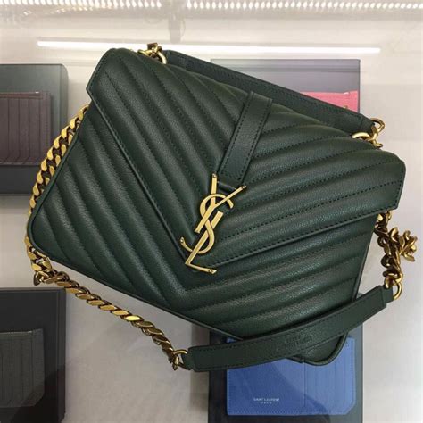 ysl college bag gold|ysl college bag small.